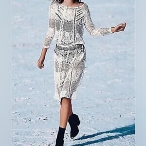 Free People Luna Lace Midi Dress